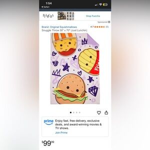 SOLD - Squishmallows Blanket